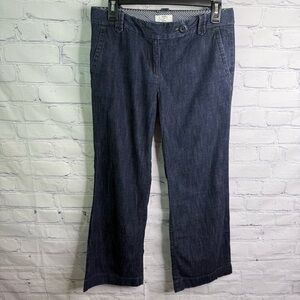LOFT Ann Taylor Blue Chambray Style Jeans 4 Petite